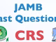 JAMB CRS Past Questions: Study