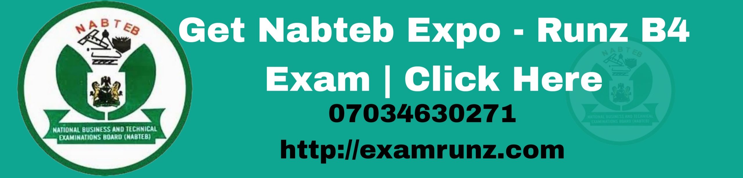 Authentic NABTEB Timetable 2025 May/June Exam