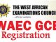 WAEC GCE (2nd Series) 2025 registration has commenced