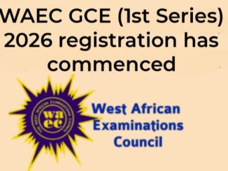 Waec First series examination