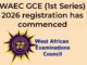 Waec First series examination