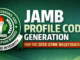2 steps Generate Your JAMB Profile Code Secure & Fast