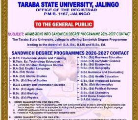 TASU 2026 Authentic Sandwich Degree Programme
