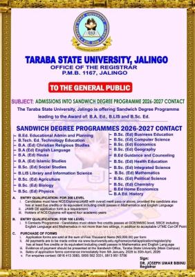TASU 2026 Authentic Sandwich Degree Programme TASU 2026 Authentic Sandwich Degree Programme