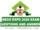 Neco 2026 Music Answers (Obj & Essay)