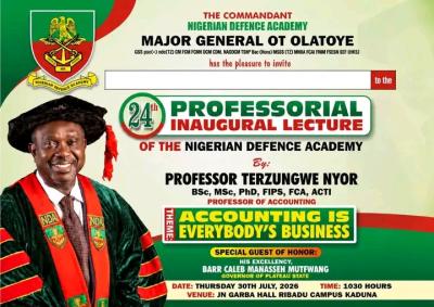 NDA 24th Professorial Inaugural Lecture