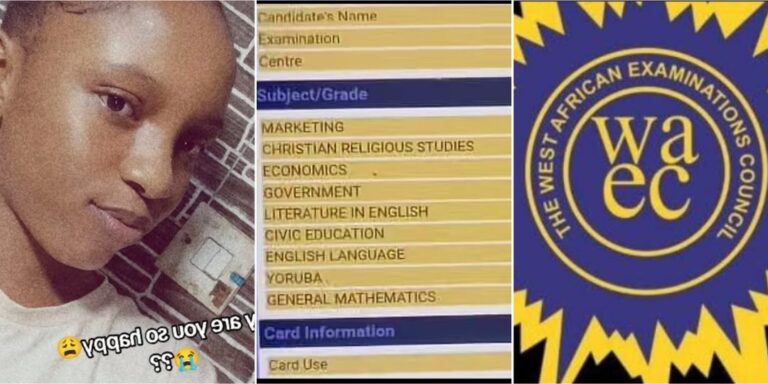 Lady Celebrates Passing 2026 WAEC on Her Third Attempt, Shares Emotional Journey Online