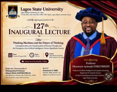 LASU announces 127th Inaugural Lecture