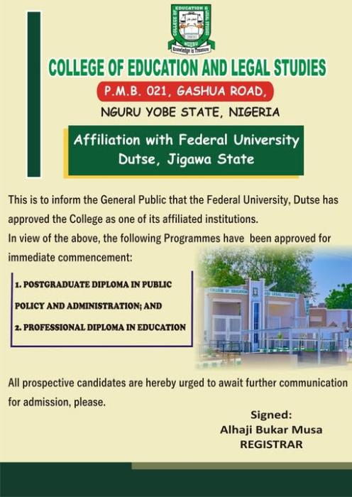 College of Education & Legal Studies