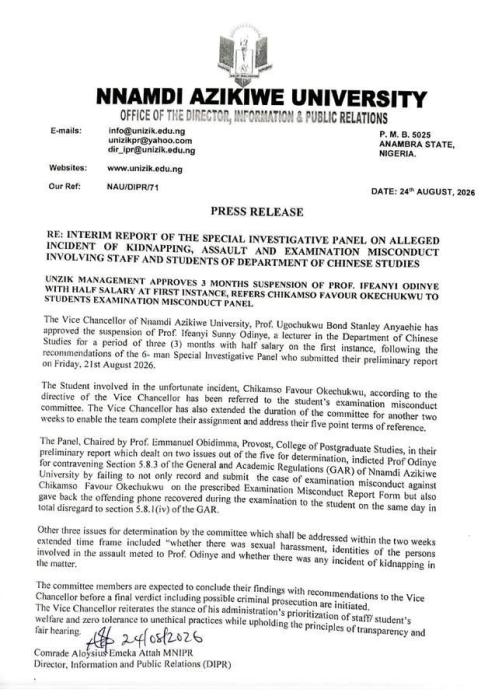 AKSU Appoints New Registrar, Bursar and Librarian