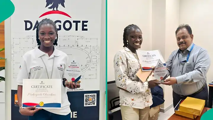 First-Class Engineering Graduate Honoured at Dangote Refinery, Shares Her Experience
