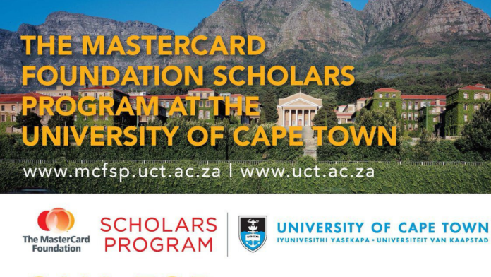 UCT Mastercard Foundation Scholarship 2027 Opens for African Students