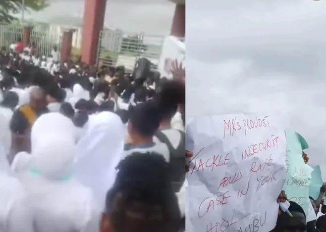Taraba Nursing Students Protest