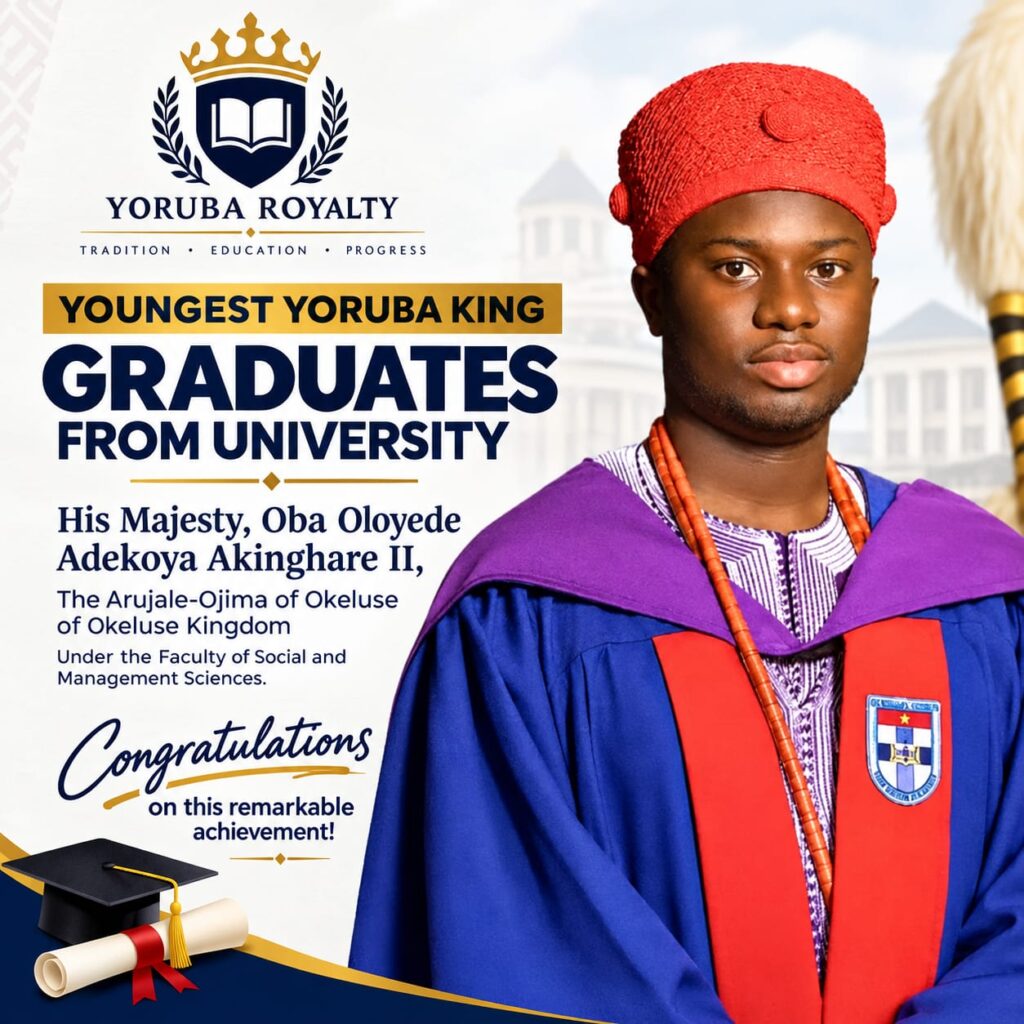 Youngest Yoruba King Graduates from University